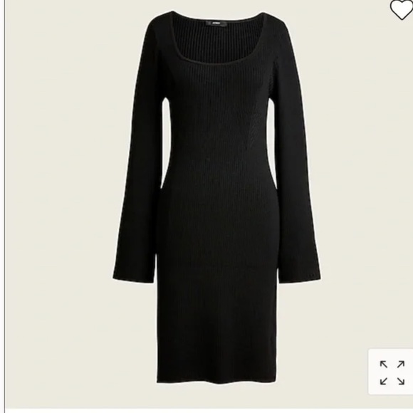 J. Crew Ribbed square neck sweater dress - Picture 5 of 10